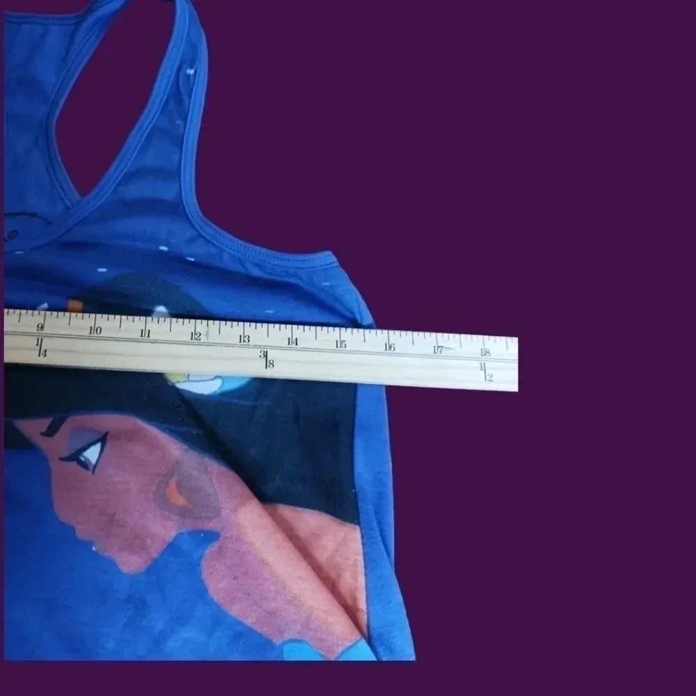 Disney Aladdin & Jasmin racer back top size small - Picture 6 of 7
